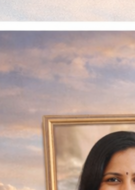 Portrait of Satty from memorial artwork